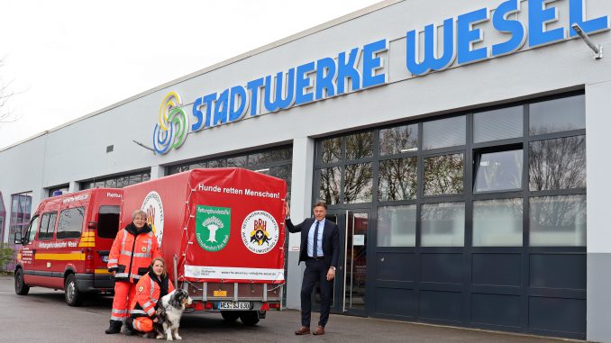 Bild Rettungshundestaffel Wesel und Stadtwerke Wesel
